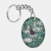 Porte-clés Papillon Amiral Rouge (Devant gauche)