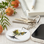 Porte-clés Papillon Animal Créatif Art (Devant droit)