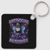 Porte-clés Papillon Antisocial (Dos)