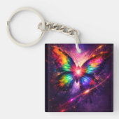 Porte-clés Papillon Arc-en-ciel (Devant)
