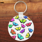 Porte-clés Papillon arc-en-ciel (Verso)