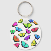 Porte-clés Papillon arc-en-ciel (Verso)