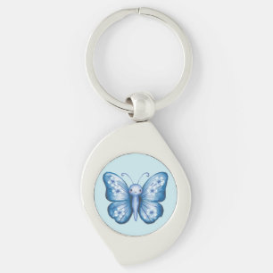 Porte-clés Papillon bleu