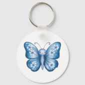 Porte-clés Papillon bleu (Verso)
