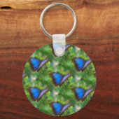 Porte-clés Papillon bleu (Recto)