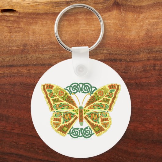Porte-clés Papillon celtique (Recto)