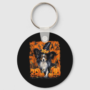 Porte-clés Papillon Chien Halloween