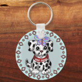 Porte-clés Papillon  Chiot   (Recto)