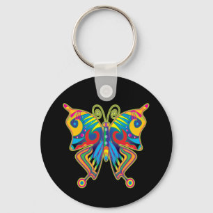 Porte-clés Papillon coloré