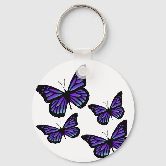 Porte-clés Papillon coloré (Recto)