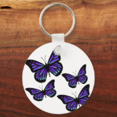 Porte-clés Papillon coloré (Recto)