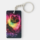 Porte-clés Papillon coloré Kitty (Dos)