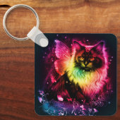 Porte-clés Papillon coloré Kitty (Recto)