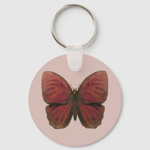 Porte-clés Papillon Coq Rouge