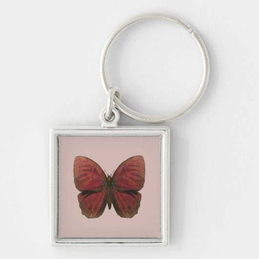 Porte-clés Papillon Coq Rouge (Devant)