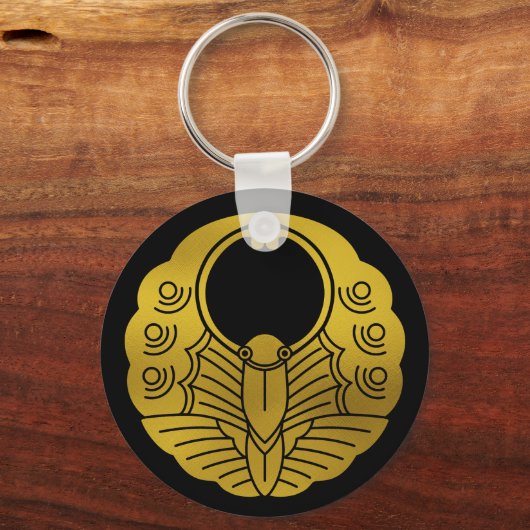 Porte-clés Papillon-crête de famille japonaise (Recto)