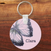 Porte-clés Papillon croisé personnalisé (Recto)