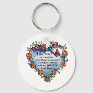 Porte-clés Papillon de ciel