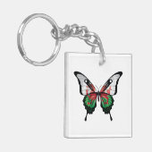 Porte-clés Papillon de la queue fourchue du Pays de Galles au (Devant gauche)