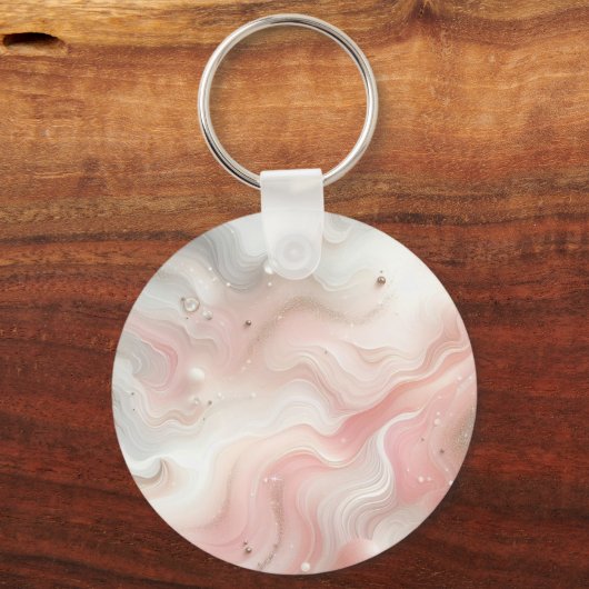 Porte-clés Papillon de monarque orange rustique avec commenta (Verso)