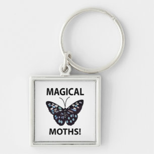Porte-clés papillon de papillon de nuit papillon magique