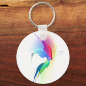 Porte-clés Papillon de peinture Abstrait (Recto)