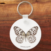 Porte-clés Papillon de Tigre de châtaignes (Recto)