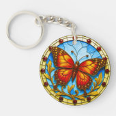 Porte-clés Papillon de vitrail (Devant)