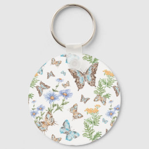 Porte-clés Papillon, effet Art