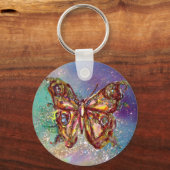 PORTE-CLÉS PAPILLON EN PAILLETTES D'OR (Recto)