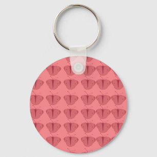 Porte-clés Papillon en rouge