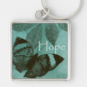 Porte-clés Papillon Espoir Inspiration Vert (Devant)