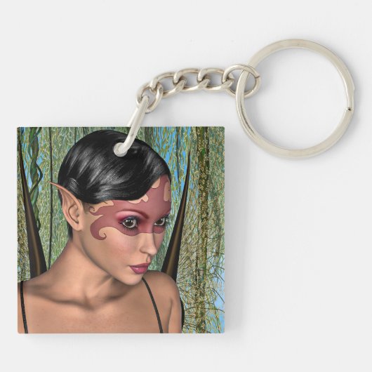 Porte-clés Papillon Fée (Dos)