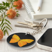 Porte-clés Papillon feuille Aspen 3 (Devant droit)