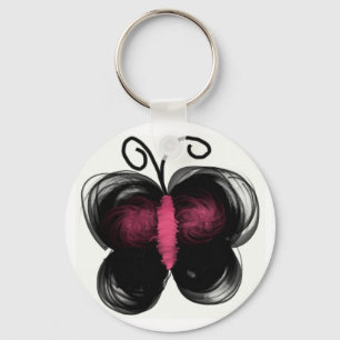 Porte-clés Papillon foncé