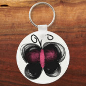 Porte-clés Papillon foncé (Recto)