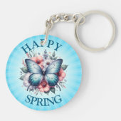 Porte-clés Papillon joyeux du printemps-96282 (Dos)