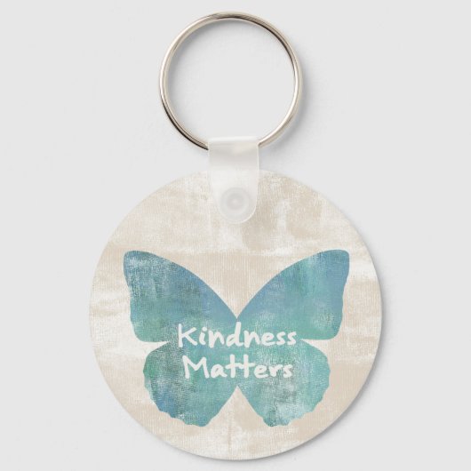 Porte-clés Papillon Kindness Matters (Recto)