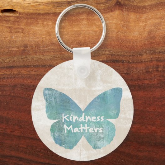 Porte-clés Papillon Kindness Matters (Recto)