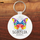 Porte-clés Papillon LGBTQIA (Recto)