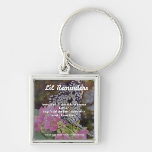 Porte-clés Papillon Lil rappel cadeau (Devant)