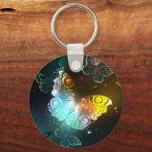Porte-clés Papillon lumineux et papillons de nuit (Recto)