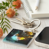 Porte-clés Papillon lumineux et papillons de nuit (Devant Droit)