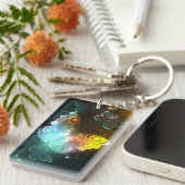 Porte-clés Papillon lumineux et papillons de nuit (Devant droit)