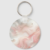 Porte-clés Papillon Monarch Bleu et Rose avec Citation (Verso)