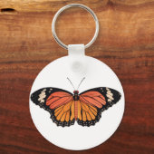 Porte-clés Papillon monarque (Recto)