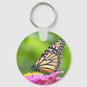 Porte-clés Papillon monarque