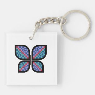 Porte-clés Papillon Mosaic Radiance