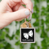 Porte-clés papillon palourde (main)