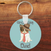 Porte-clés Papillon Papa (Recto)